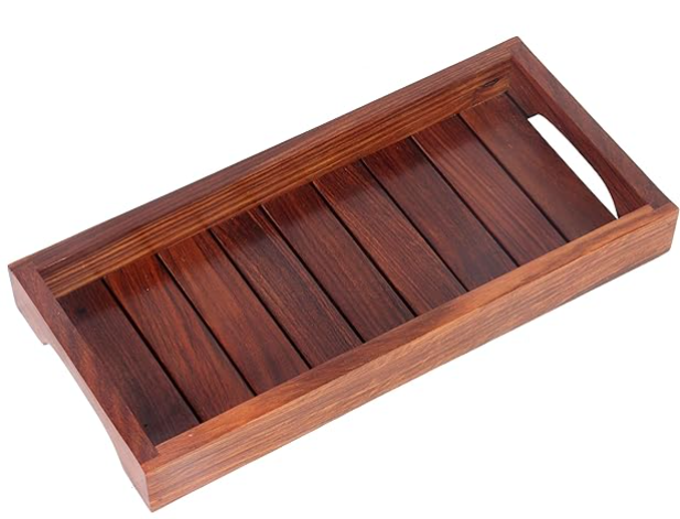 Round Wooden Tray 1