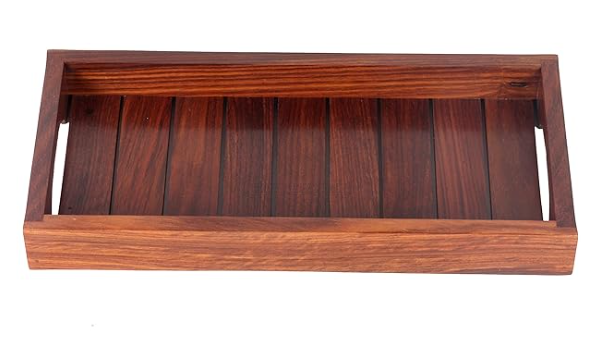 Round Wooden Tray 1