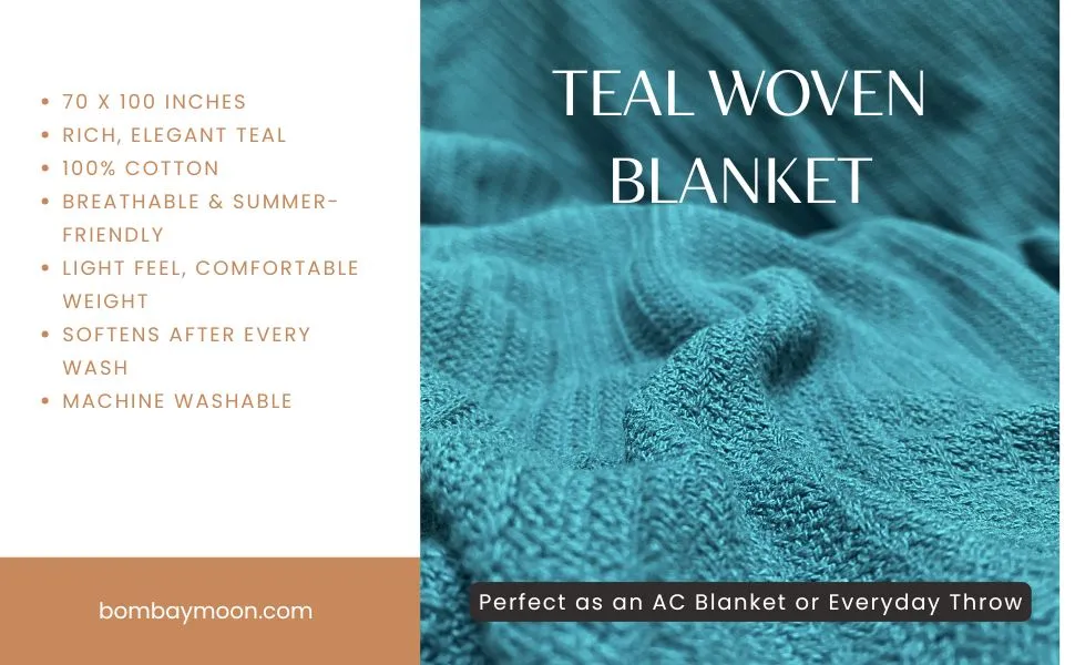 product description teal blanket.webp
