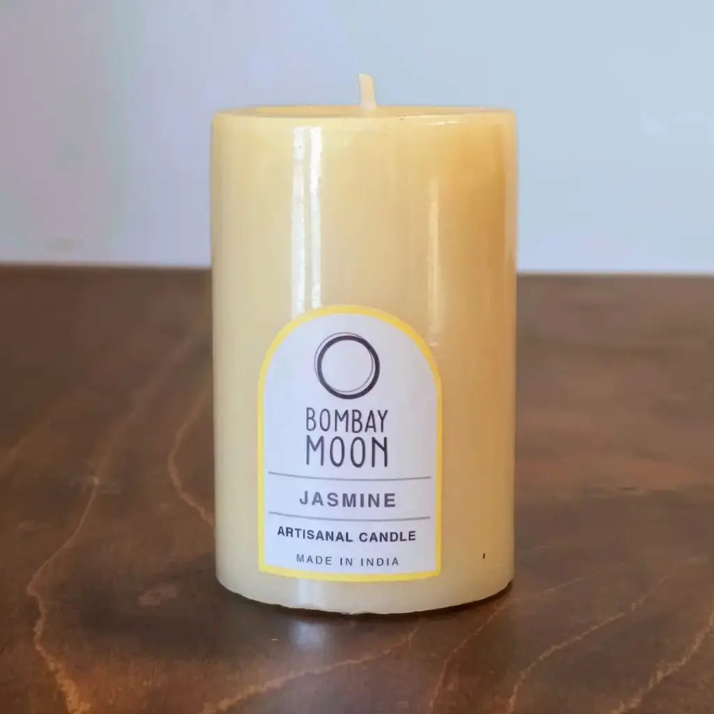 Jasmine Pillar Candle 3"