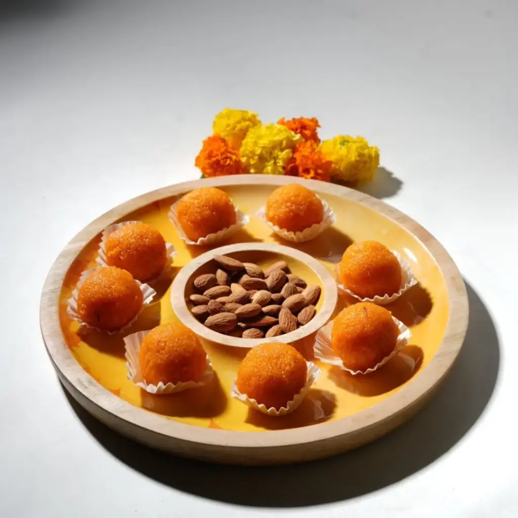 [DI9012] Maple Swirl — Wooden Chip & Dip Platter