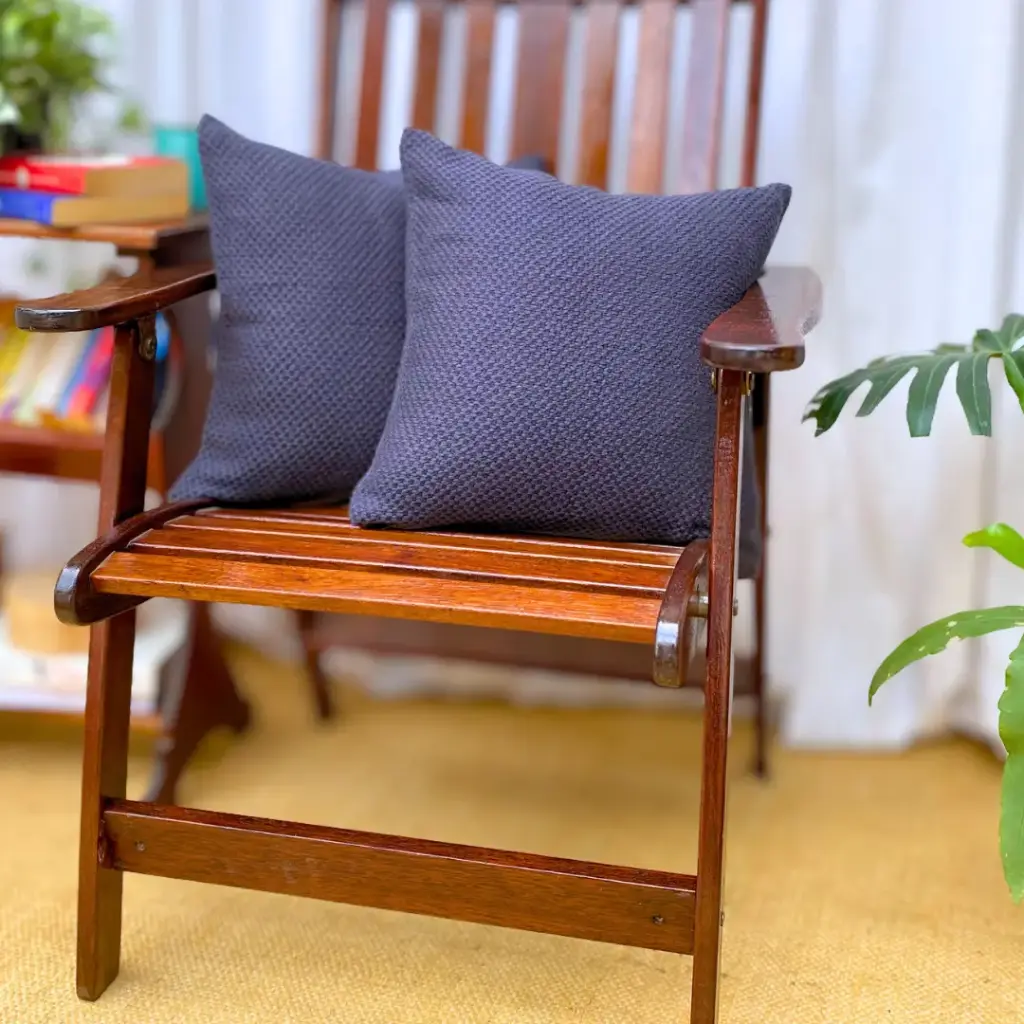 Basket Weave Cushion Cover - 16"x16" - Set of 2