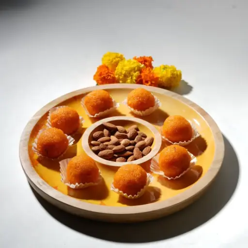 [DI9012] Maple Swirl Chip and Dip Platter